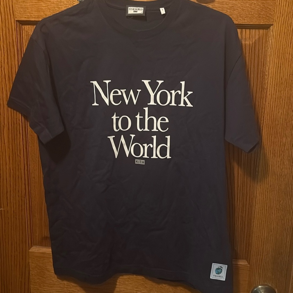 Kith New York to the World Motto tee